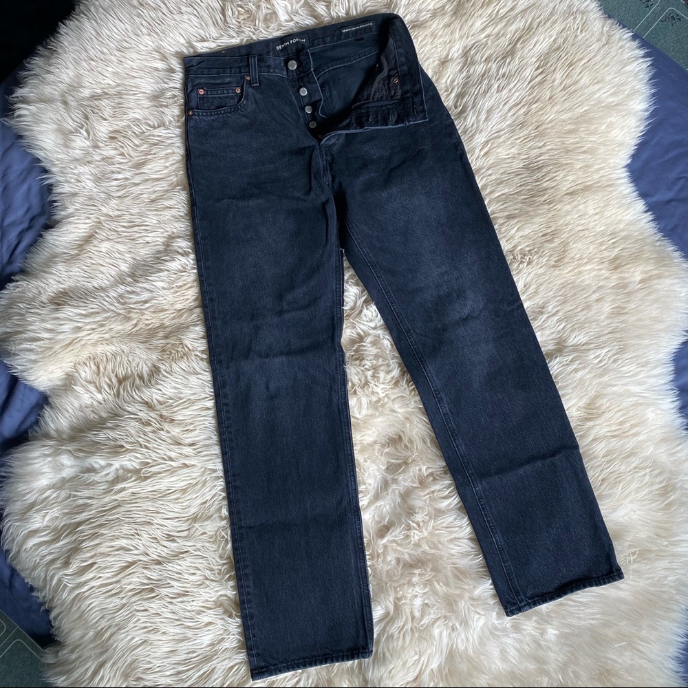 Aritzia Denim Forum The Patti Mid Rise Straight 31L, Size 27